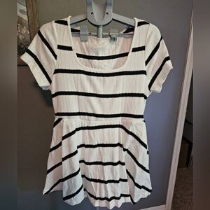 SHEIN Black and White Women's Dress With Pants